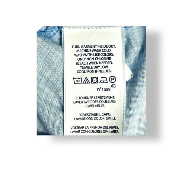 Polo Golf Ralph Lauren Men's L Blue Plaid Print Cotton Short Sleeve Golf Polo - Picture 7 of 7